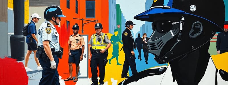 Policing, Society, and Language Norms