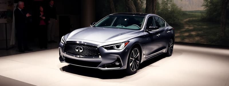 INFINITI Vehicle Unveiling Procedure