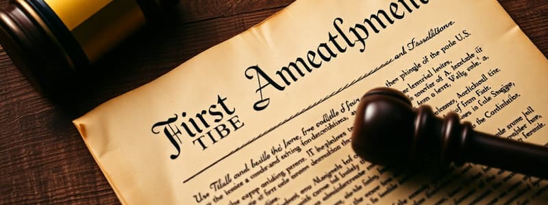 U.S. Constitutional Amendments Overview