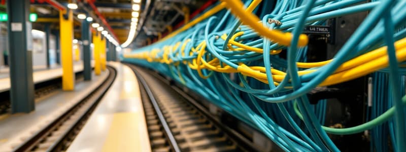 Planning Cable Routes for Railway Telecom