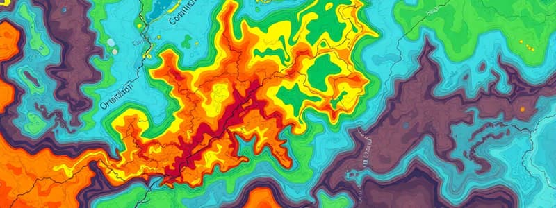 Definiciones Clave de Cartografía y Terreno Forestal