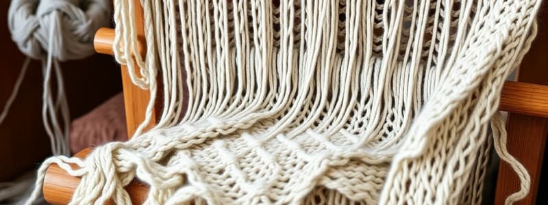 Knitting Techniques and History