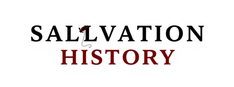 Salvation History: God's Covenant