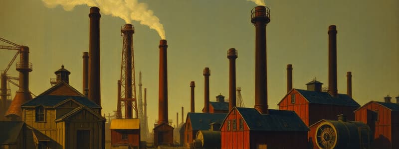 American Industrialization Quiz