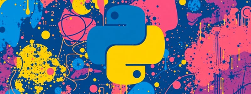 Introduction to Python Programming