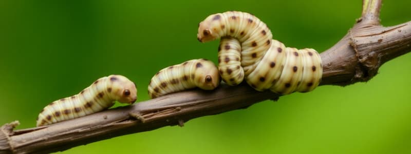 Alannah and Her Silkworms