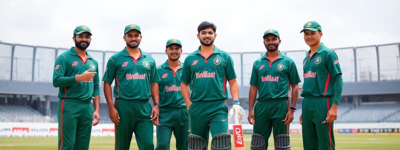 Bangladesh Cricket History Quiz