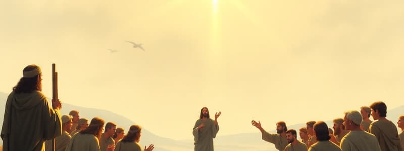 Jesus's Mission and Teachings Quiz