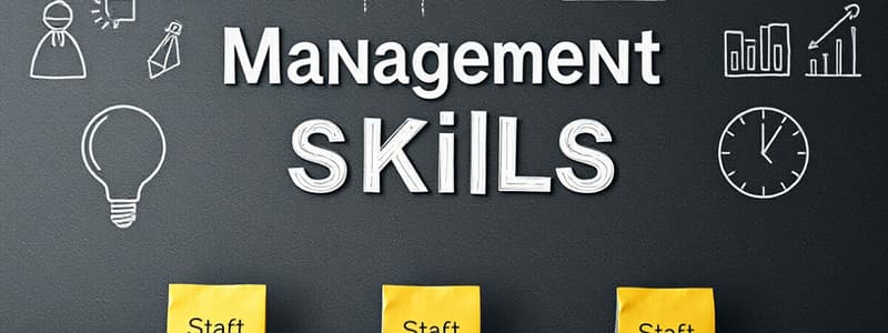 Management Overview and Skills