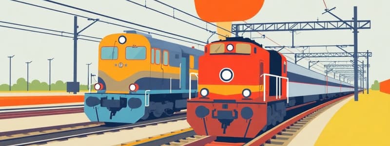 Operating Statistics in Railways