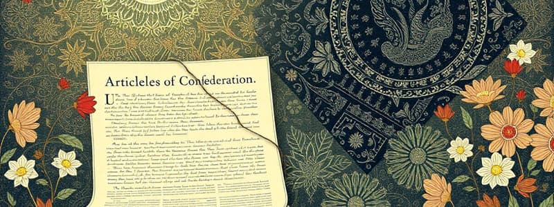 The Articles of Confederation Overview