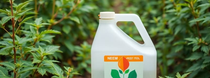 Neem Pesticides in Agriculture