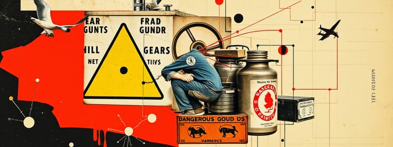 Dangerous Goods Objectives Quiz