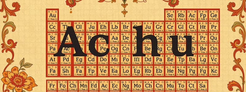 Basic Concepts of Chemistry