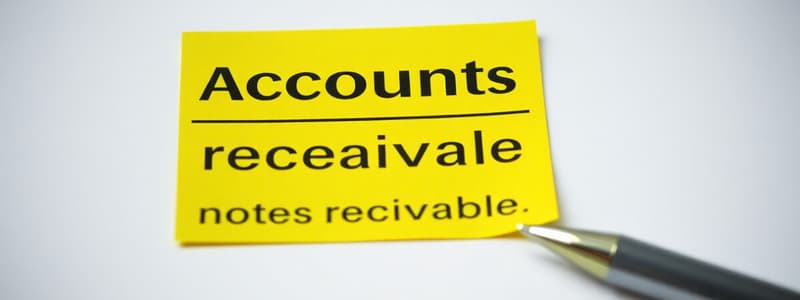 Accounting for Receivables