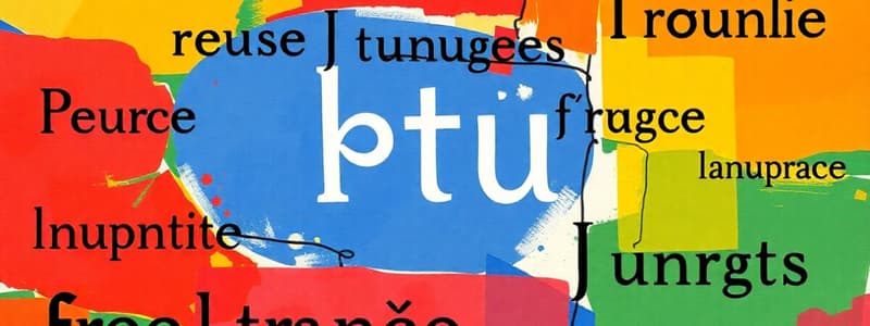 Langues de spécialité et orthographe