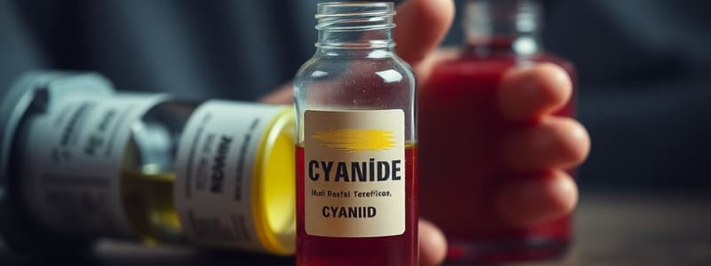 Cyanide Toxicity Overview