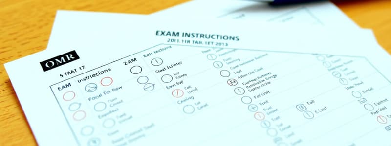 Exam Procedure Guidelines