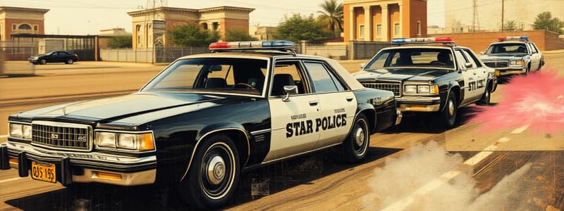 Vehicle Pursuit Protocols and StarChase Guidelines