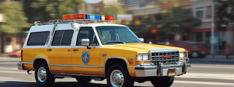 Emergency Vehicle Traveling Laws and Regulations