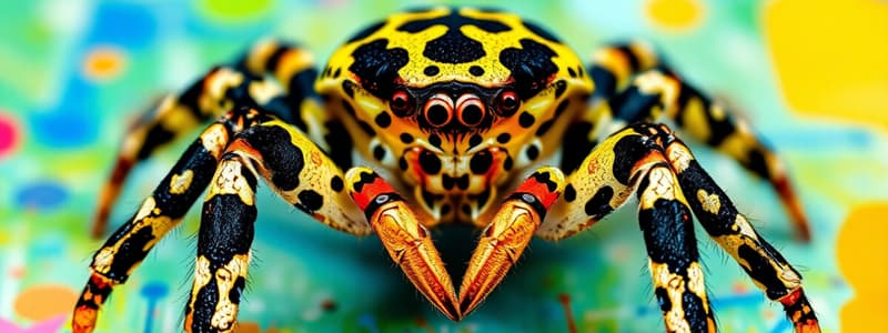 Crab Spider Camouflage in Rainforest