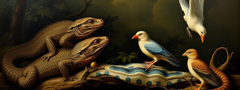 Reptiles Birds Mammals Flashcards