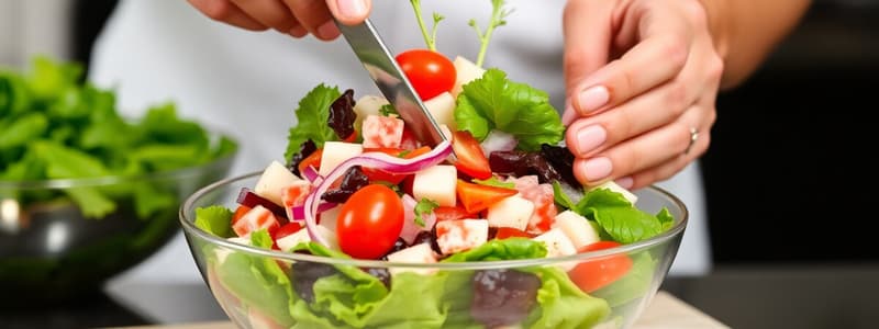 Salad Preparation Basics