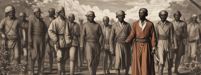 Escape and Emancipation of Enslaved Laborers