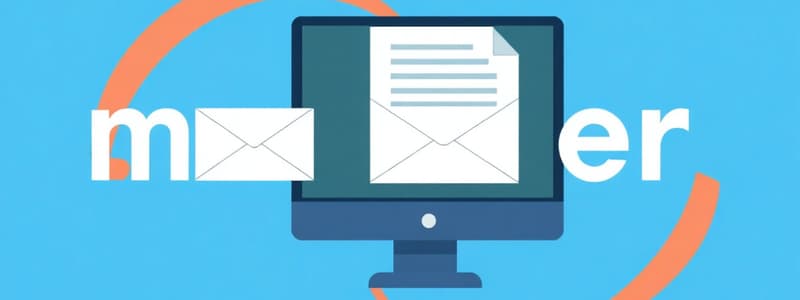 Mail Merge Overview and Procedure