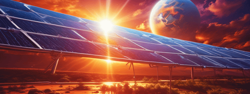 Solar Radiation and Its Impact on Earth