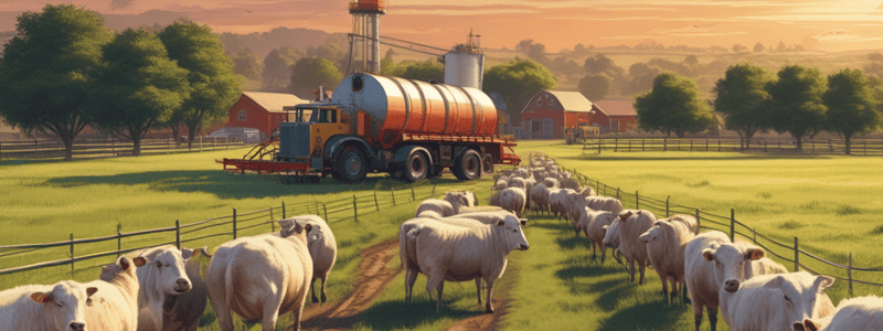 Certification Exam: Pesticides and Livestock Management