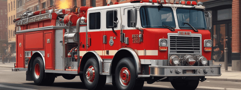 Heavy Rural Fire Truck (BRP) Characteristics