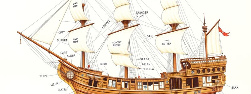 Vocabulary of Pirate Ships