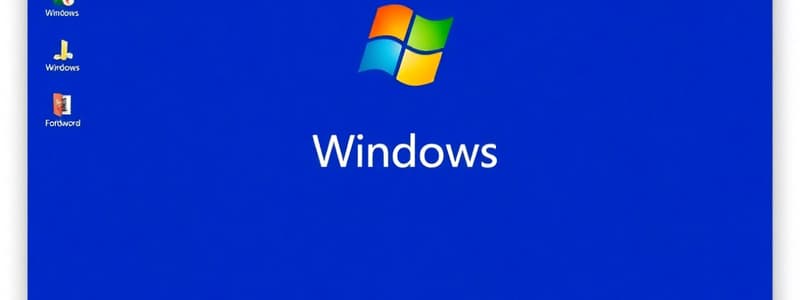 Pengantar Sistem Operasi Windows