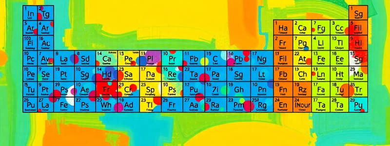 Chemistry Class: Periodic Table & Trends