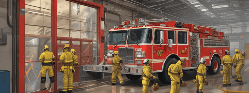 Fire Department Maintenance - Emergency Operating Guidelines