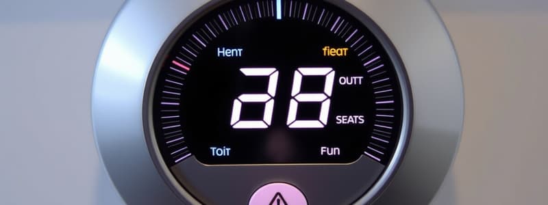 Thermostat Settings and Apparel Guidelines