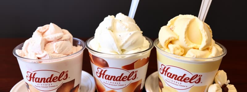 Handel's Ice Cream Flavors