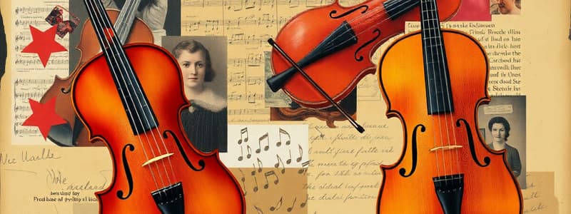 History of Violins and Violinists