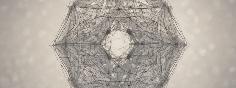 Geometry: Polyhedra and Networks