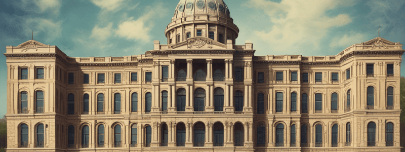 Texas Politics and Legislation