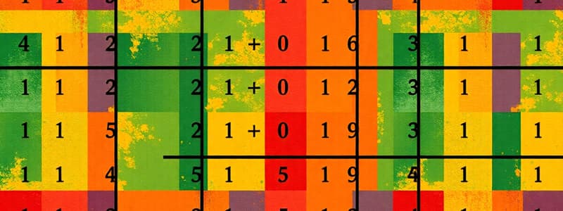 Square Matrices and Their Types