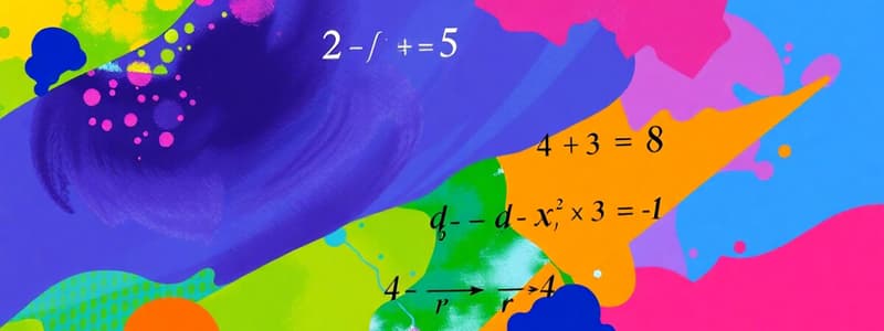 Introduction to Algebra Concepts