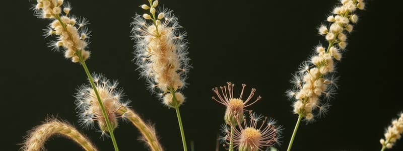 Grass Plant Structure and Inflorescence Types