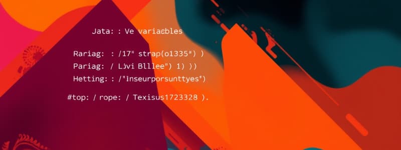 JavaScript Variables and Console Logging