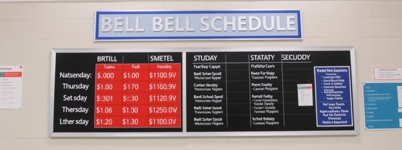 School Administration Overview