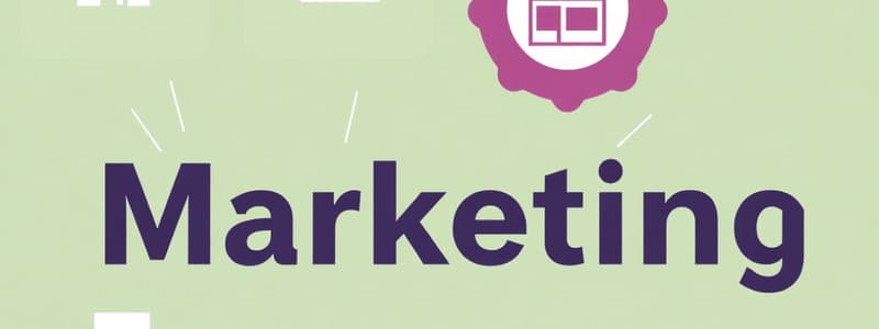 Marketing: Needs, Definition and Features