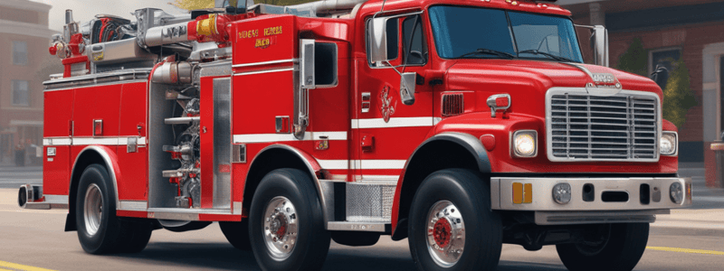 Romeoville Fire Department Truck Company Operations Policy Quiz