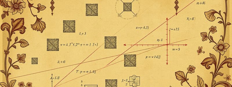 Solving Systems of Linear Equations: Graphing Quiz