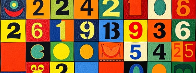 Squares of Numbers Quiz